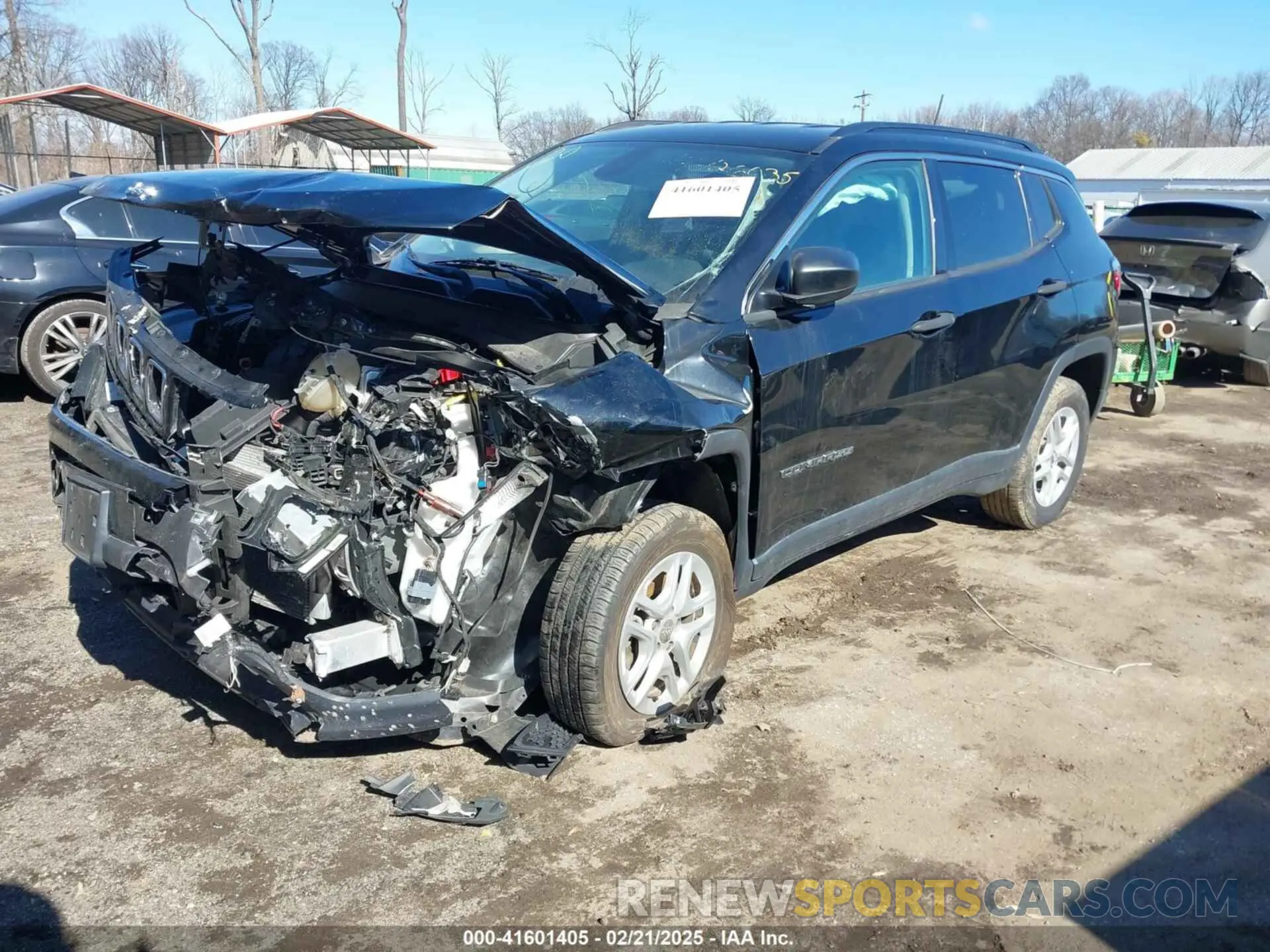 2 Photograph of a damaged car 3C4NJDAB0MT556781 JEEP COMPASS 2021