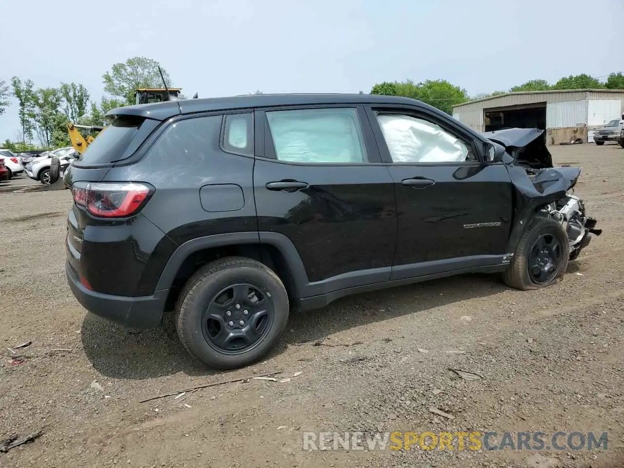 3 Photograph of a damaged car 3C4NJDAB0MT591580 JEEP COMPASS 2021
