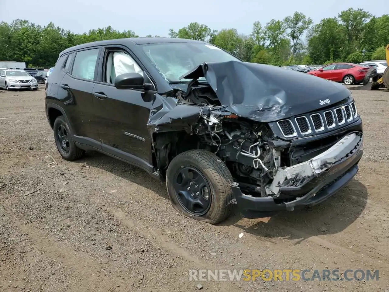 4 Photograph of a damaged car 3C4NJDAB0MT591580 JEEP COMPASS 2021