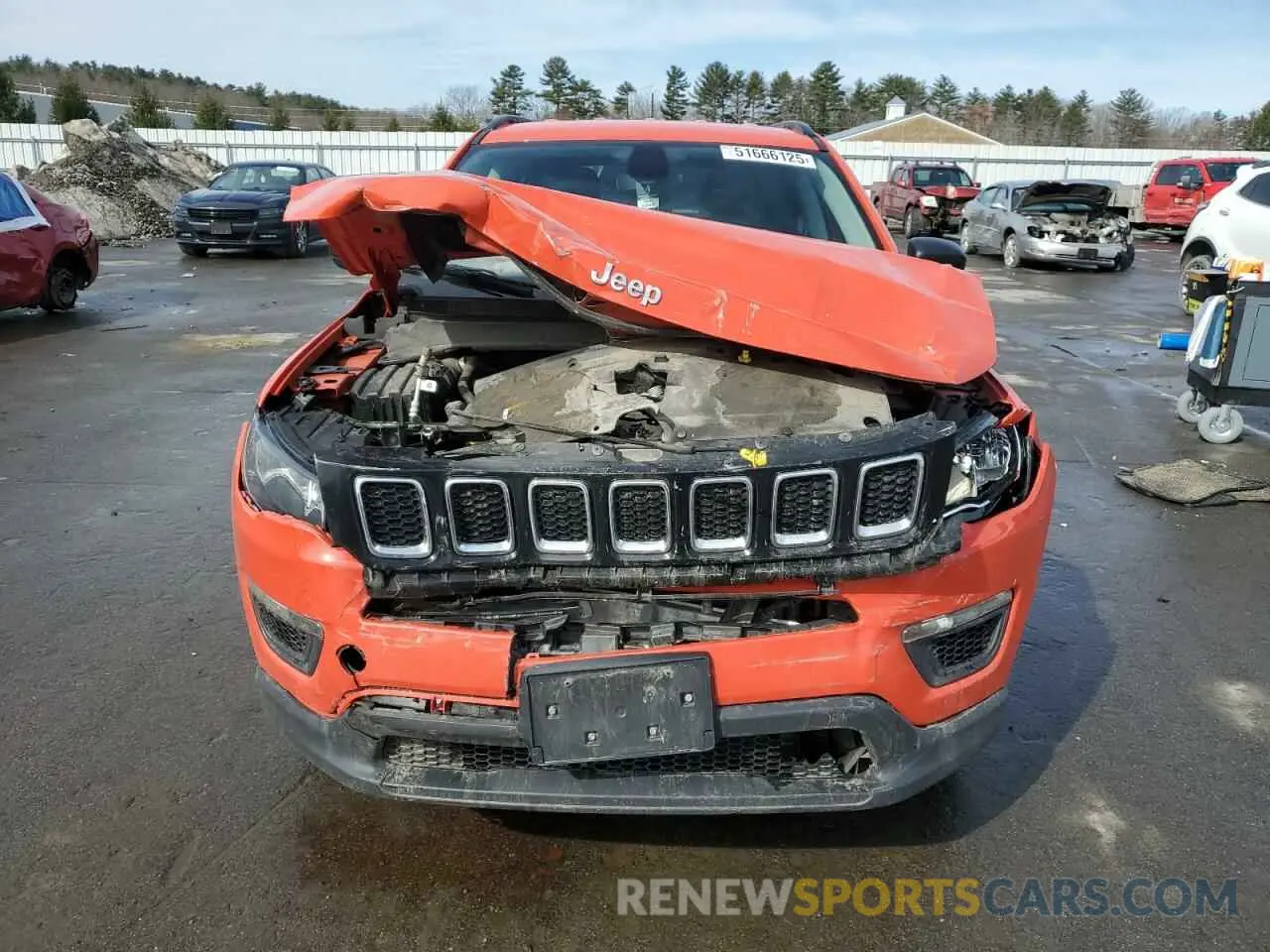 5 Photograph of a damaged car 3C4NJDAB1MT500431 JEEP COMPASS 2021