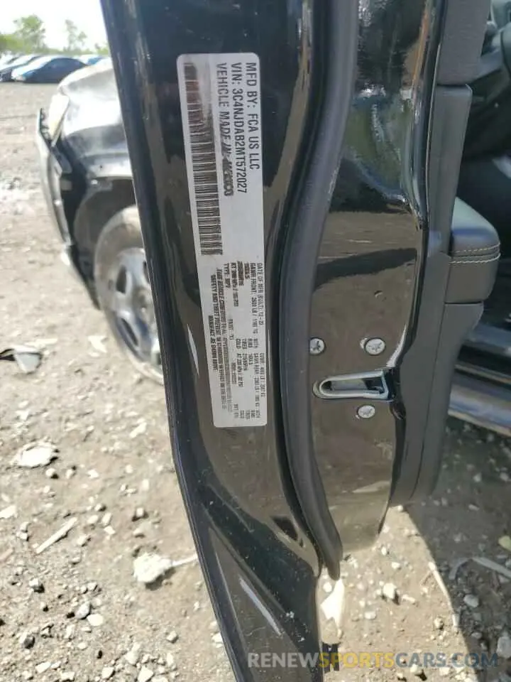 13 Photograph of a damaged car 3C4NJDAB2MT572027 JEEP COMPASS 2021