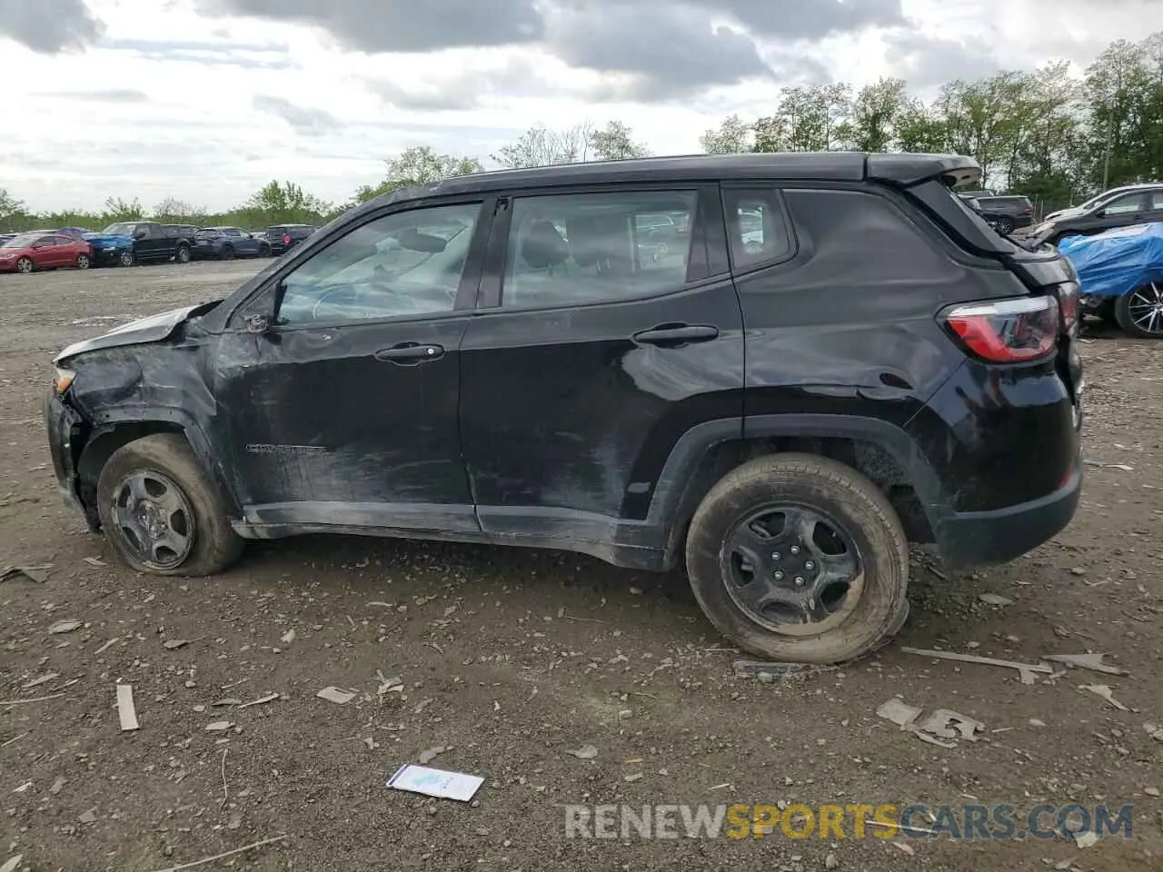 2 Photograph of a damaged car 3C4NJDAB2MT572027 JEEP COMPASS 2021