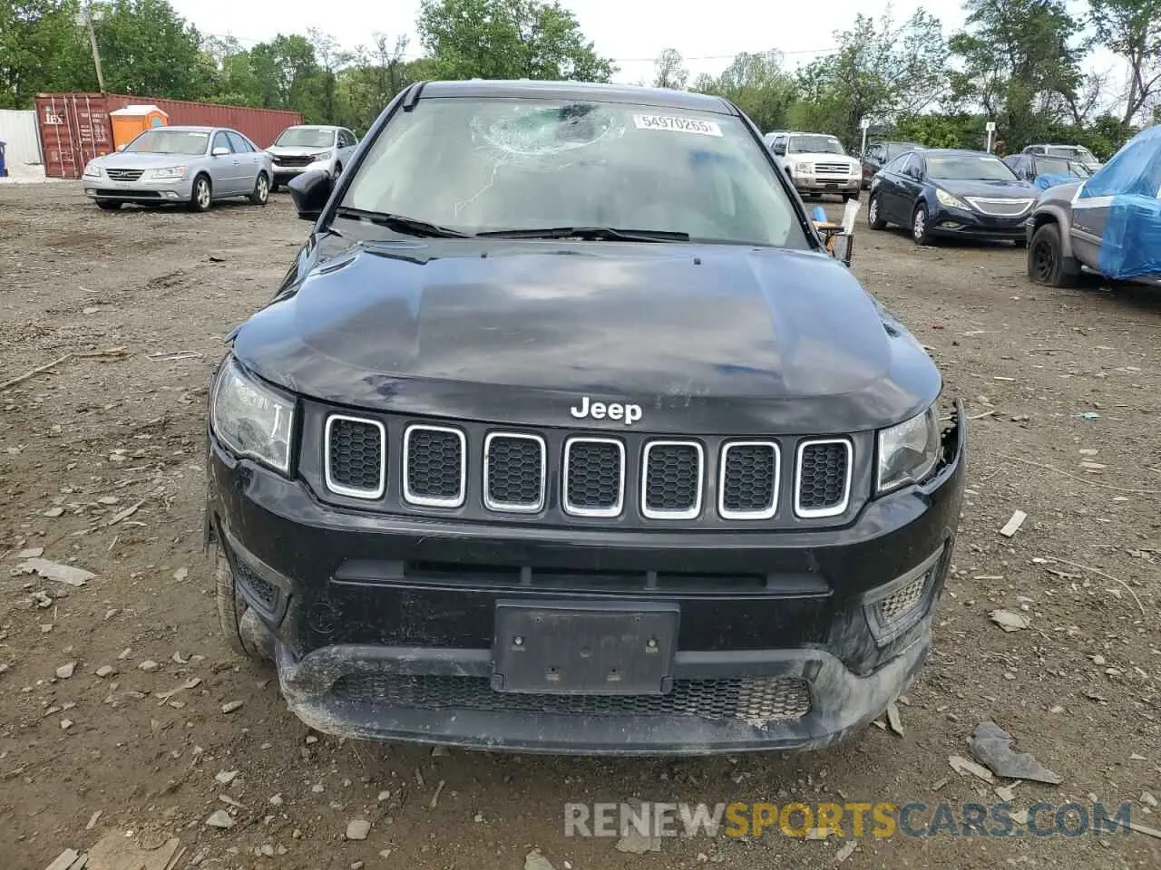 5 Photograph of a damaged car 3C4NJDAB2MT572027 JEEP COMPASS 2021