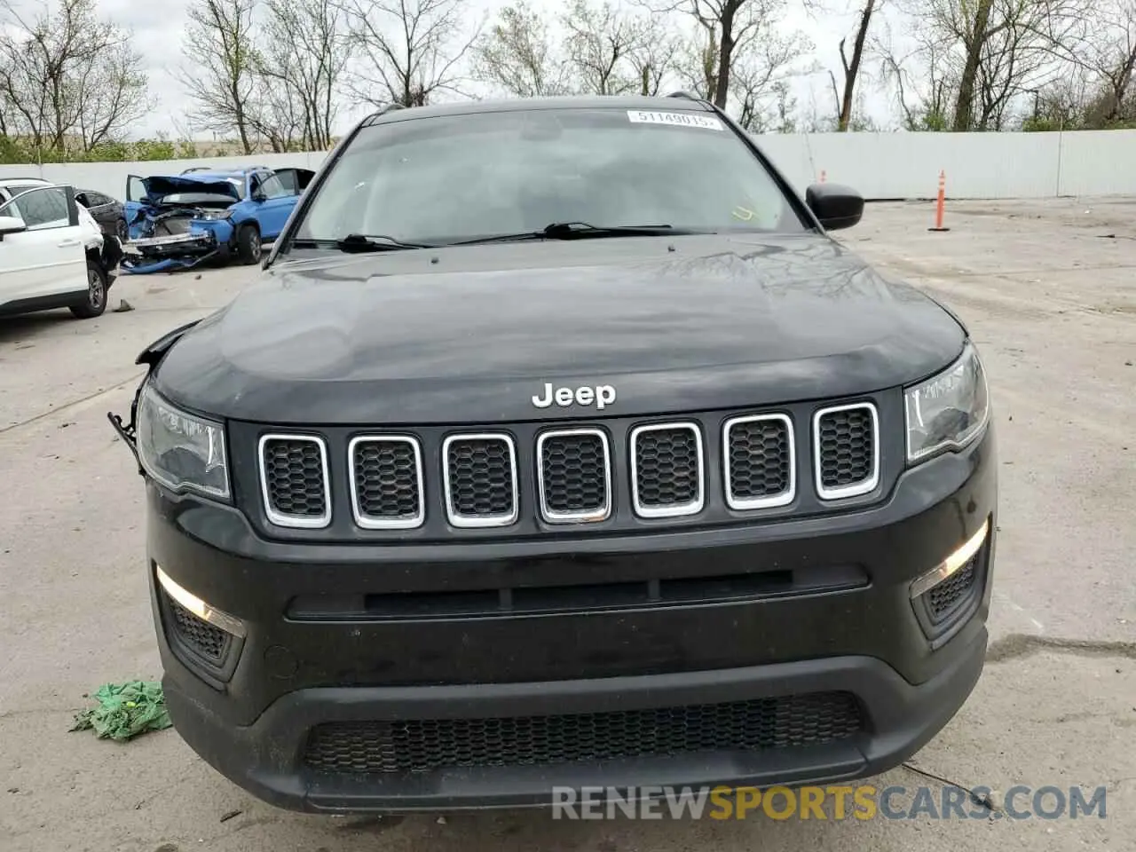 5 Photograph of a damaged car 3C4NJDAB4MT504800 JEEP COMPASS 2021