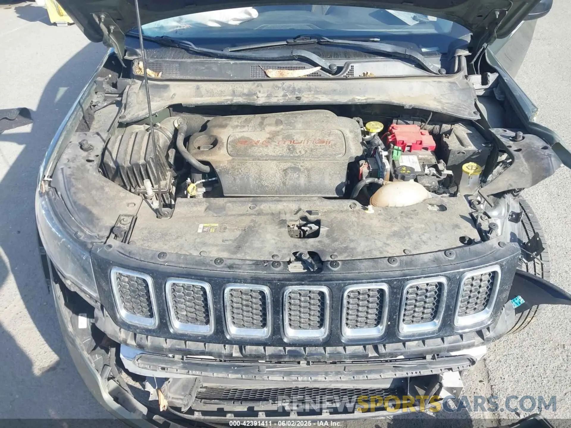 10 Photograph of a damaged car 3C4NJDAB4MT543838 JEEP COMPASS 2021