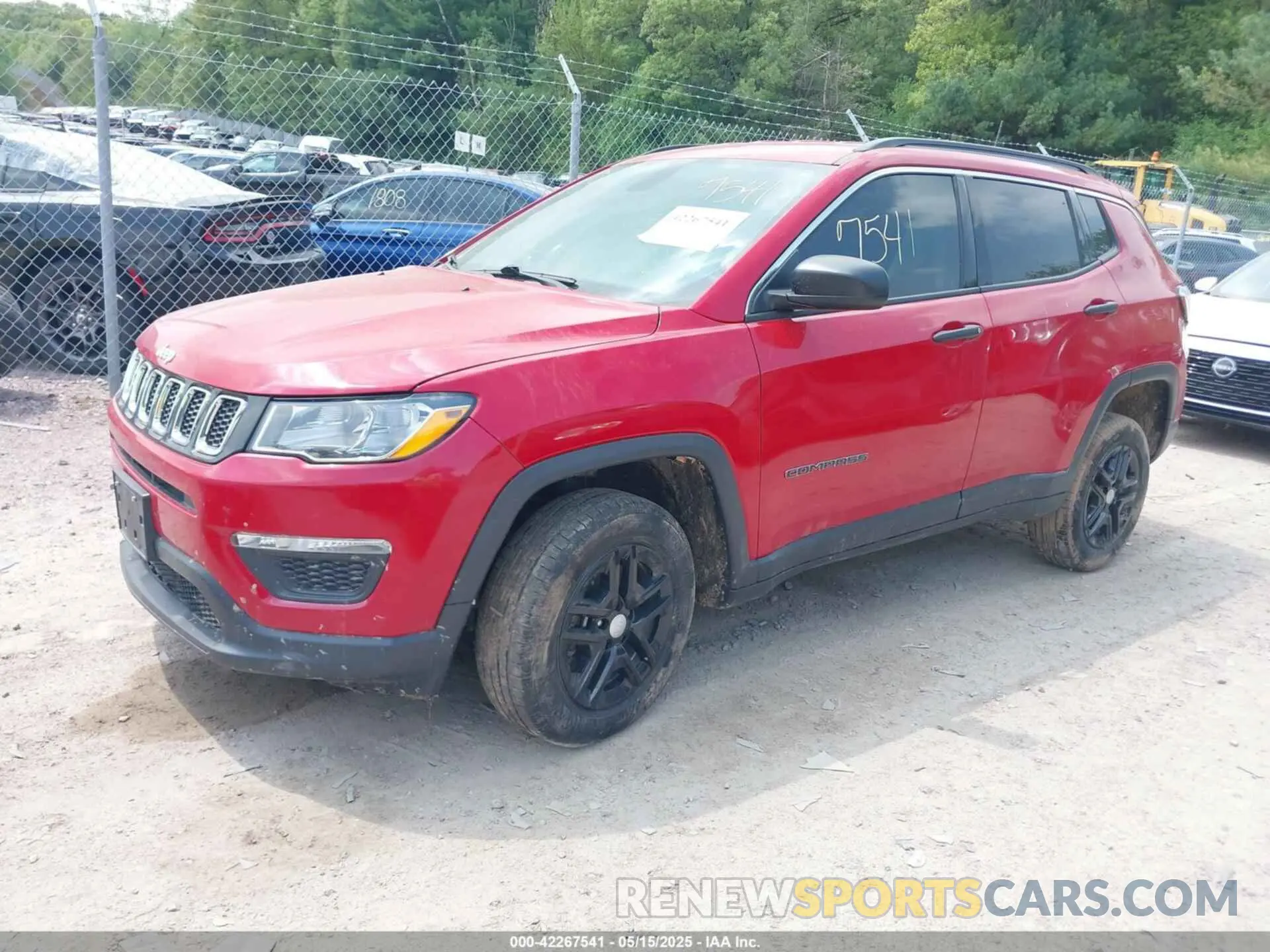 2 Photograph of a damaged car 3C4NJDAB6MT525308 JEEP COMPASS 2021
