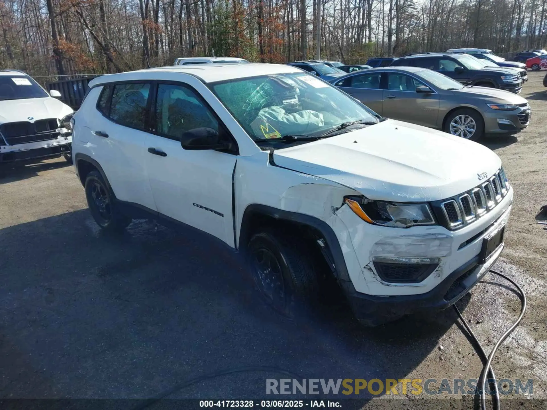 1 Photograph of a damaged car 3C4NJDAB7MT510591 JEEP COMPASS 2021