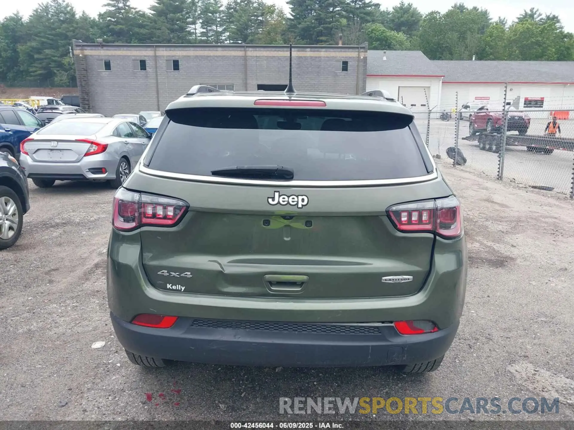 16 Photograph of a damaged car 3C4NJDBB0MT506834 JEEP COMPASS 2021