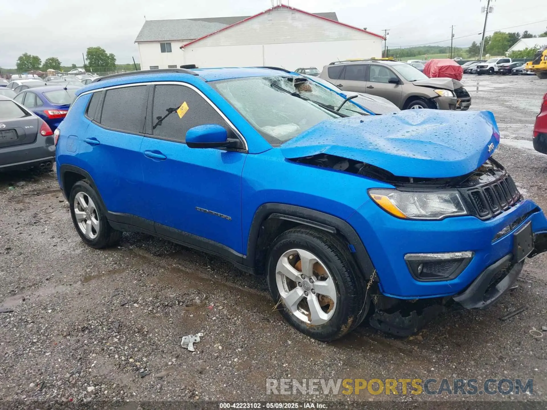 1 Photograph of a damaged car 3C4NJDBB0MT570078 JEEP COMPASS 2021