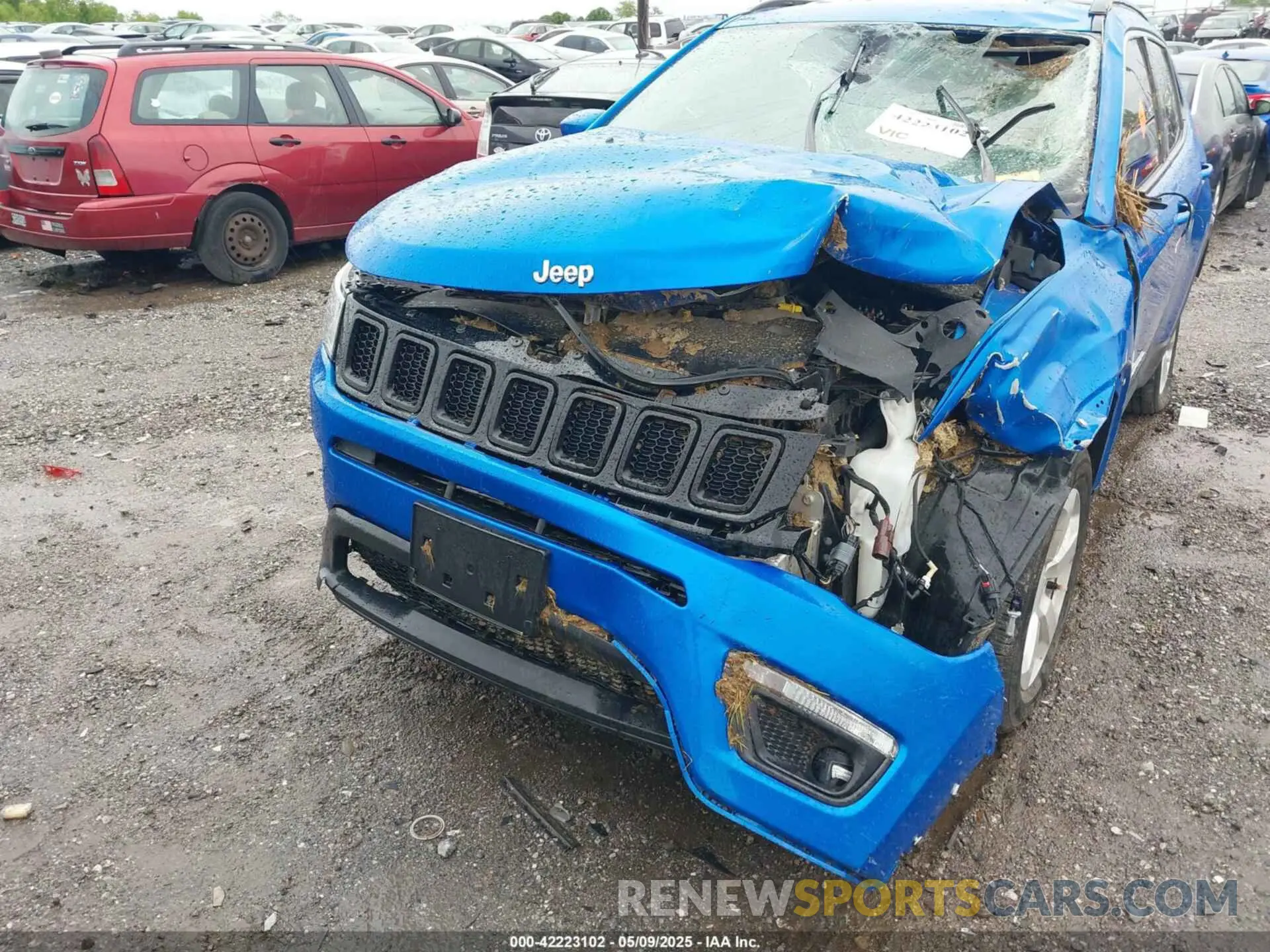 13 Photograph of a damaged car 3C4NJDBB0MT570078 JEEP COMPASS 2021