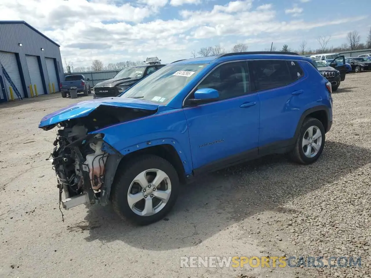 1 Photograph of a damaged car 3C4NJDBB1MT534562 JEEP COMPASS 2021