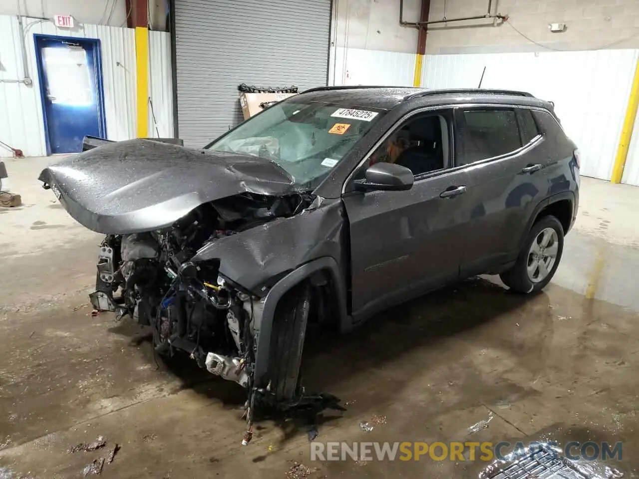 1 Photograph of a damaged car 3C4NJDBB1MT547733 JEEP COMPASS 2021