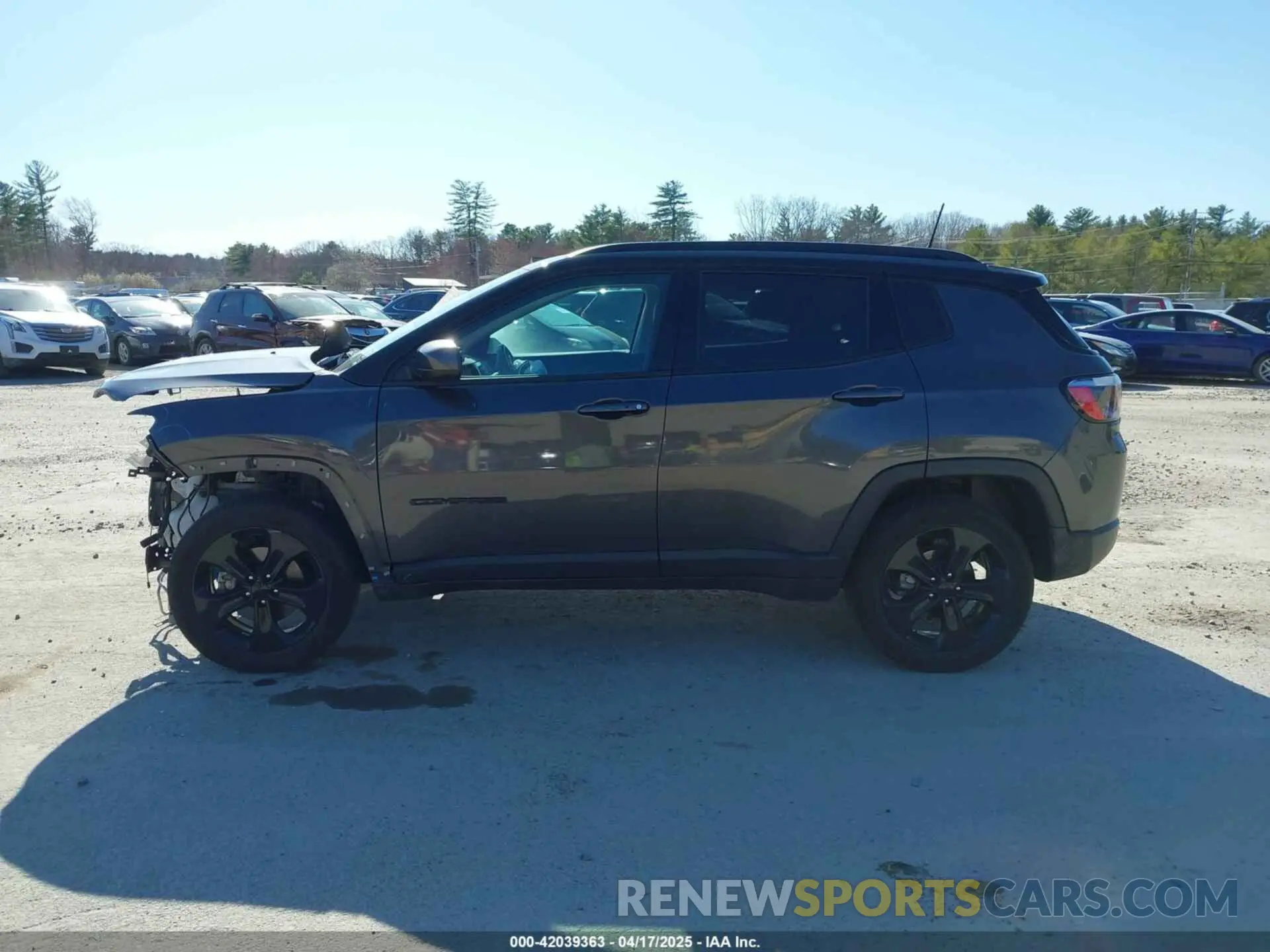 14 Photograph of a damaged car 3C4NJDBB1MT554391 JEEP COMPASS 2021
