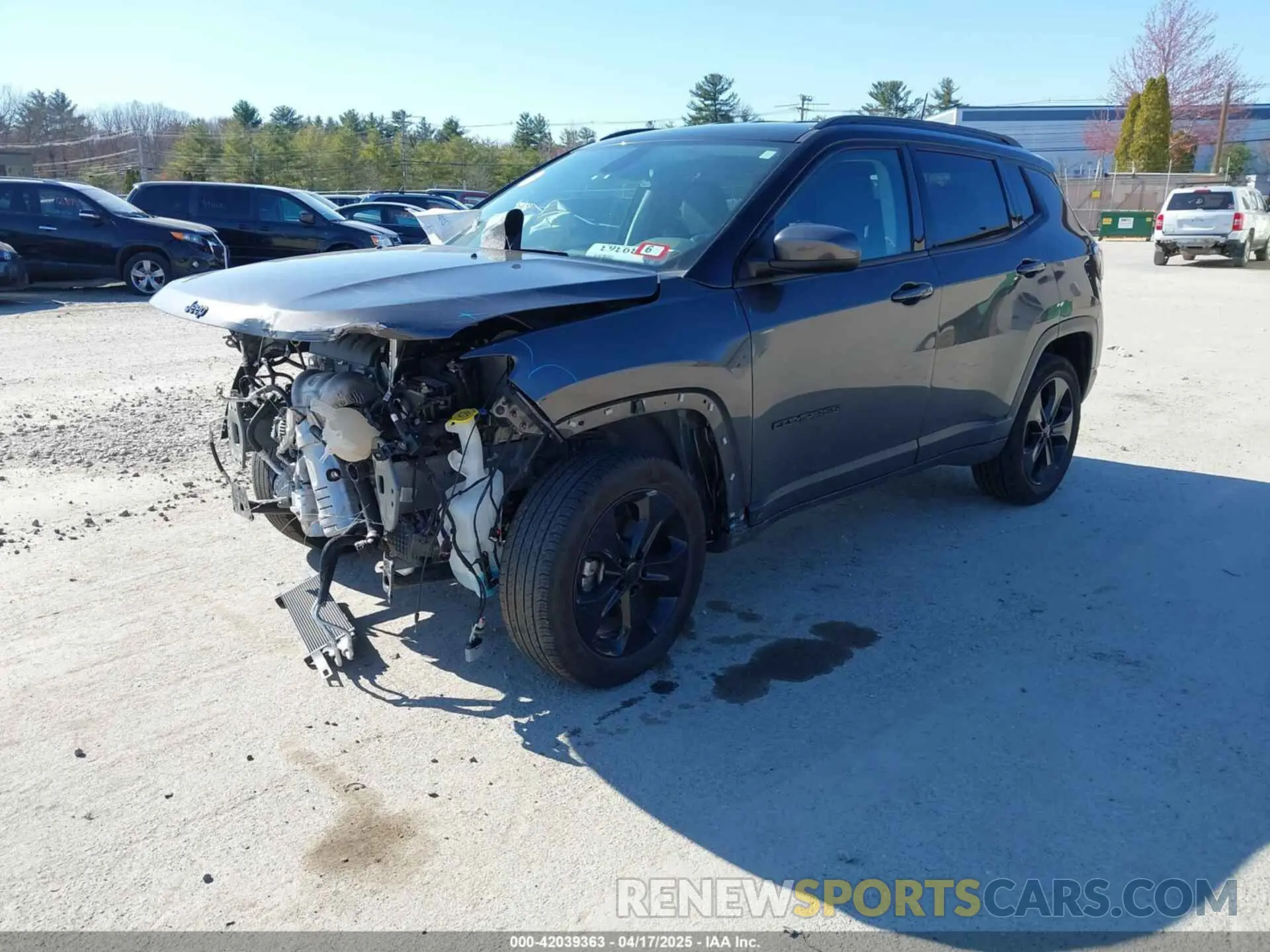 2 Photograph of a damaged car 3C4NJDBB1MT554391 JEEP COMPASS 2021