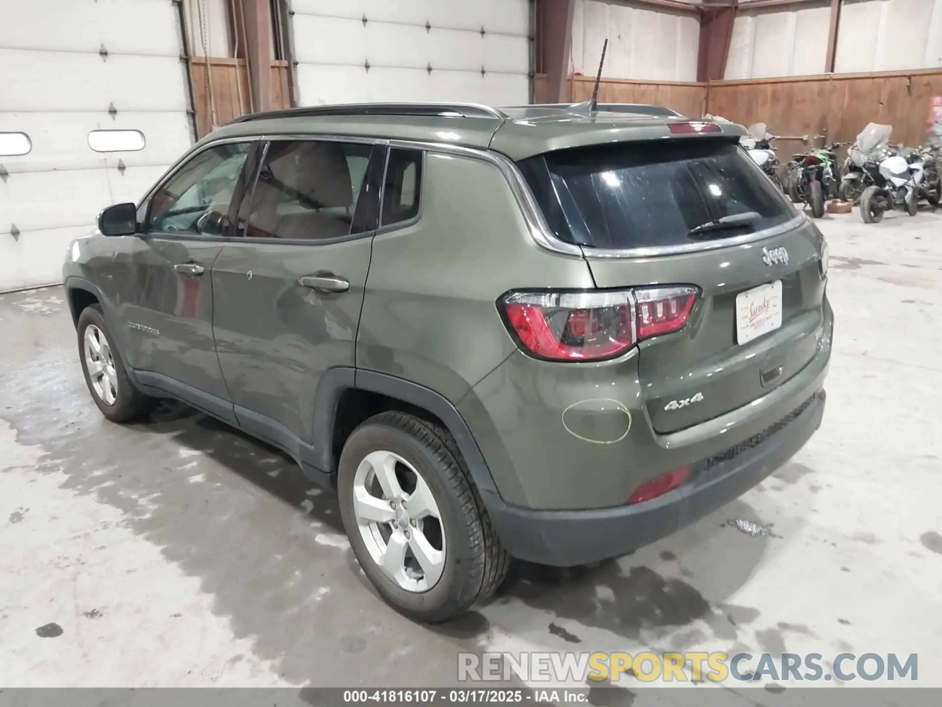 3 Photograph of a damaged car 3C4NJDBB1MT566220 JEEP COMPASS 2021