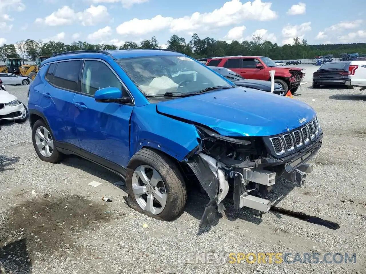4 Photograph of a damaged car 3C4NJDBB1MT584118 JEEP COMPASS 2021