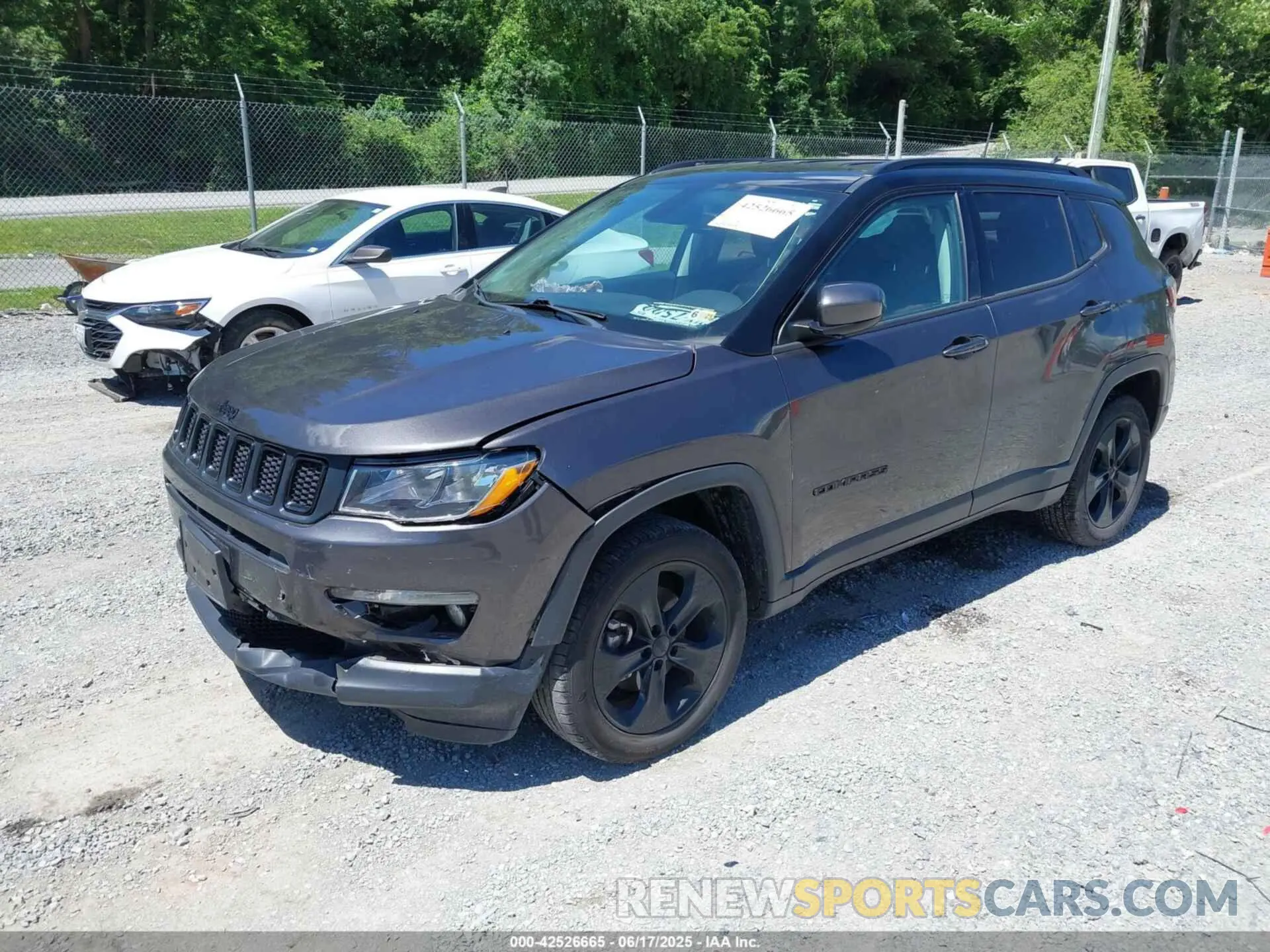 2 Photograph of a damaged car 3C4NJDBB1MT586712 JEEP COMPASS 2021