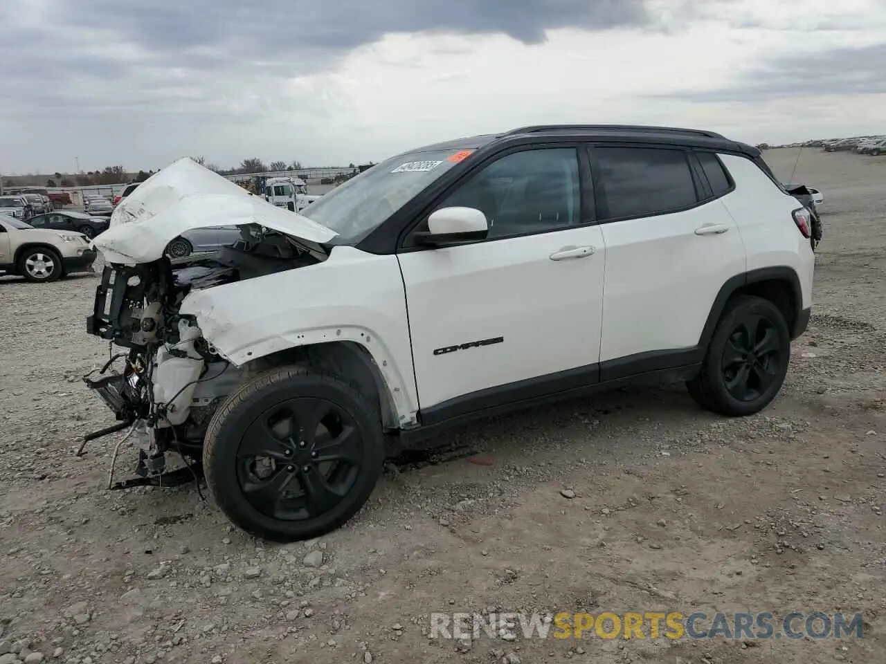 1 Photograph of a damaged car 3C4NJDBB2MT519133 JEEP COMPASS 2021