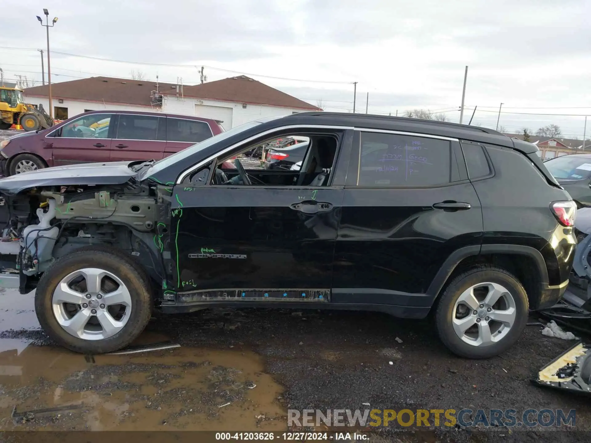 14 Photograph of a damaged car 3C4NJDBB2MT530276 JEEP COMPASS 2021