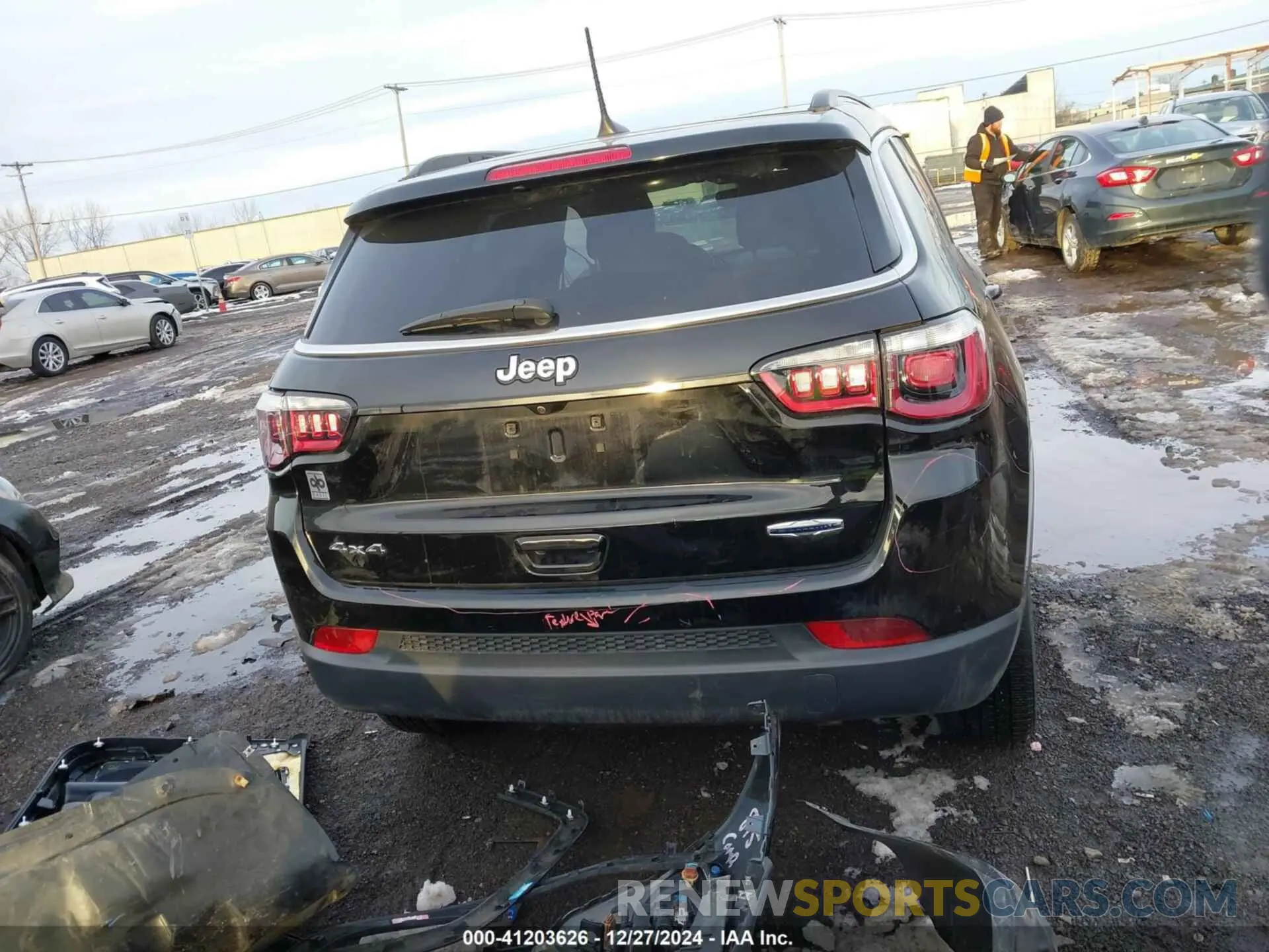 16 Photograph of a damaged car 3C4NJDBB2MT530276 JEEP COMPASS 2021