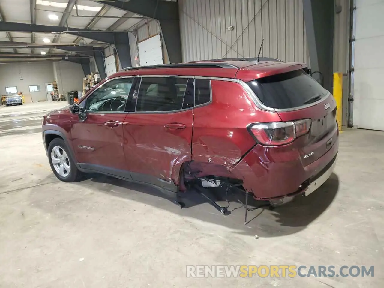 2 Photograph of a damaged car 3C4NJDBB2MT562161 JEEP COMPASS 2021