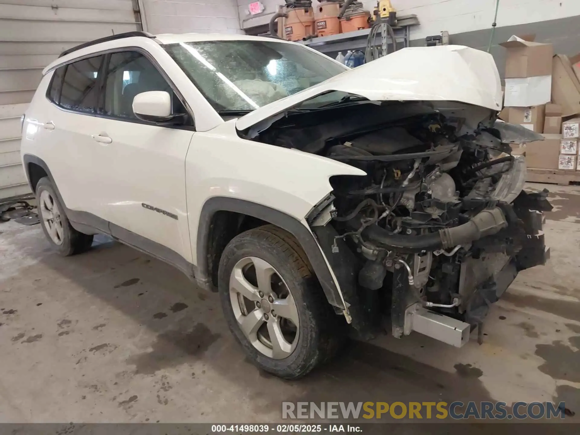 1 Photograph of a damaged car 3C4NJDBB3MT504835 JEEP COMPASS 2021