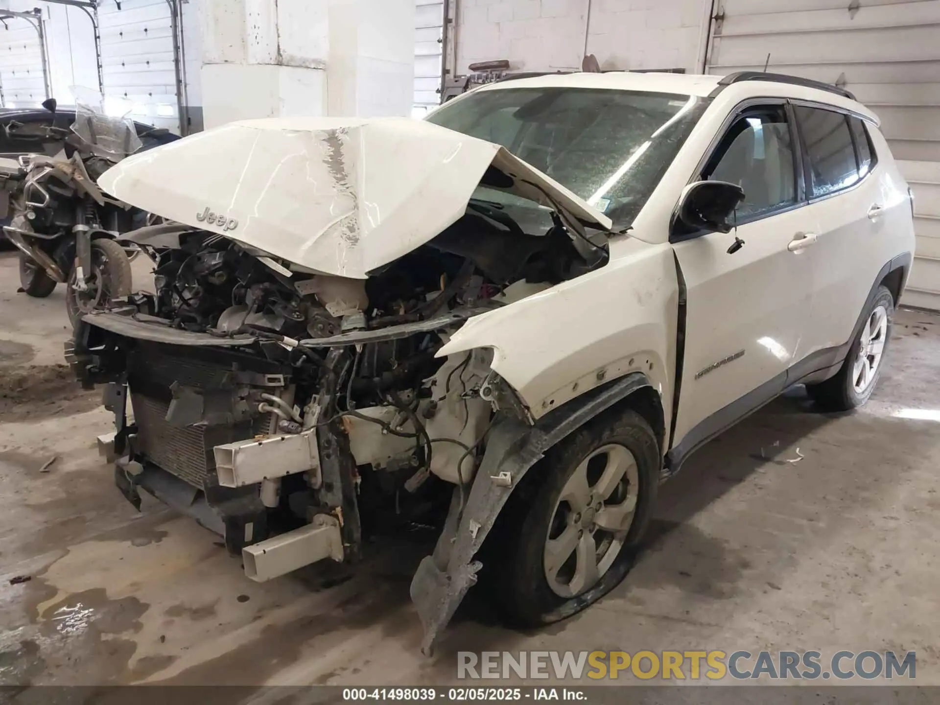2 Photograph of a damaged car 3C4NJDBB3MT504835 JEEP COMPASS 2021