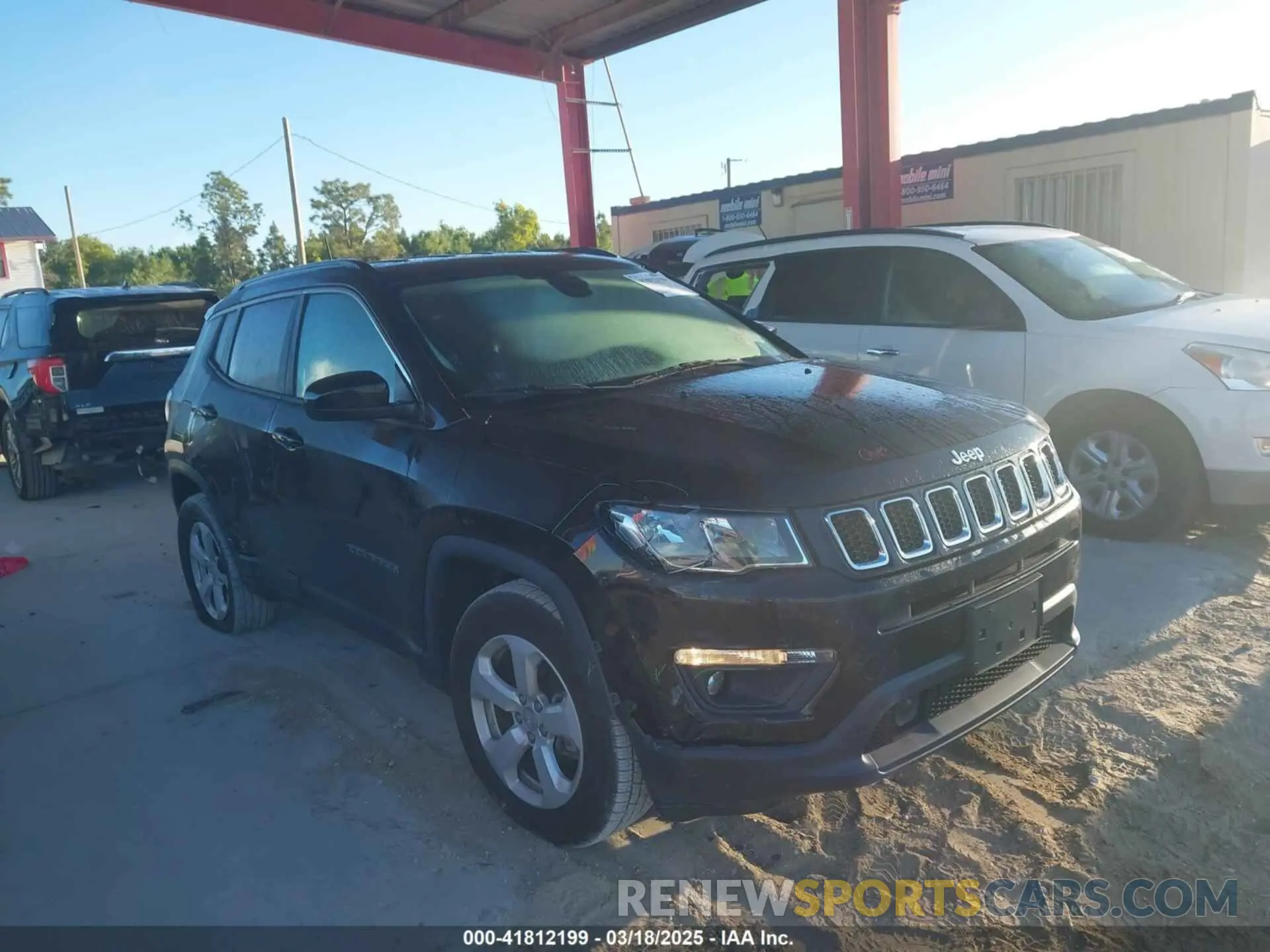 1 Photograph of a damaged car 3C4NJDBB3MT529833 JEEP COMPASS 2021