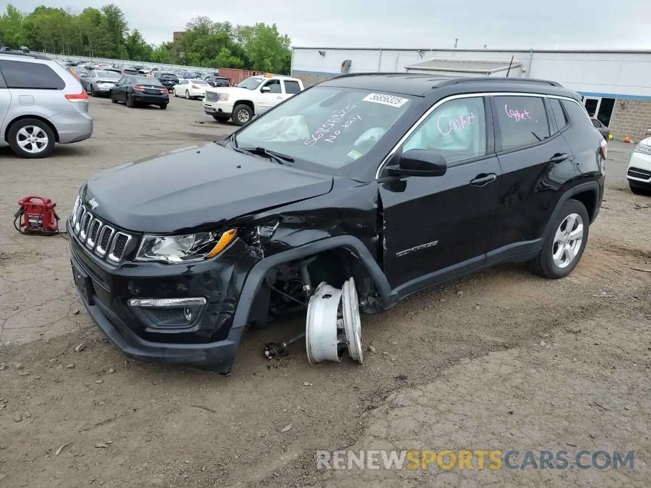 1 Photograph of a damaged car 3C4NJDBB3MT540587 JEEP COMPASS 2021