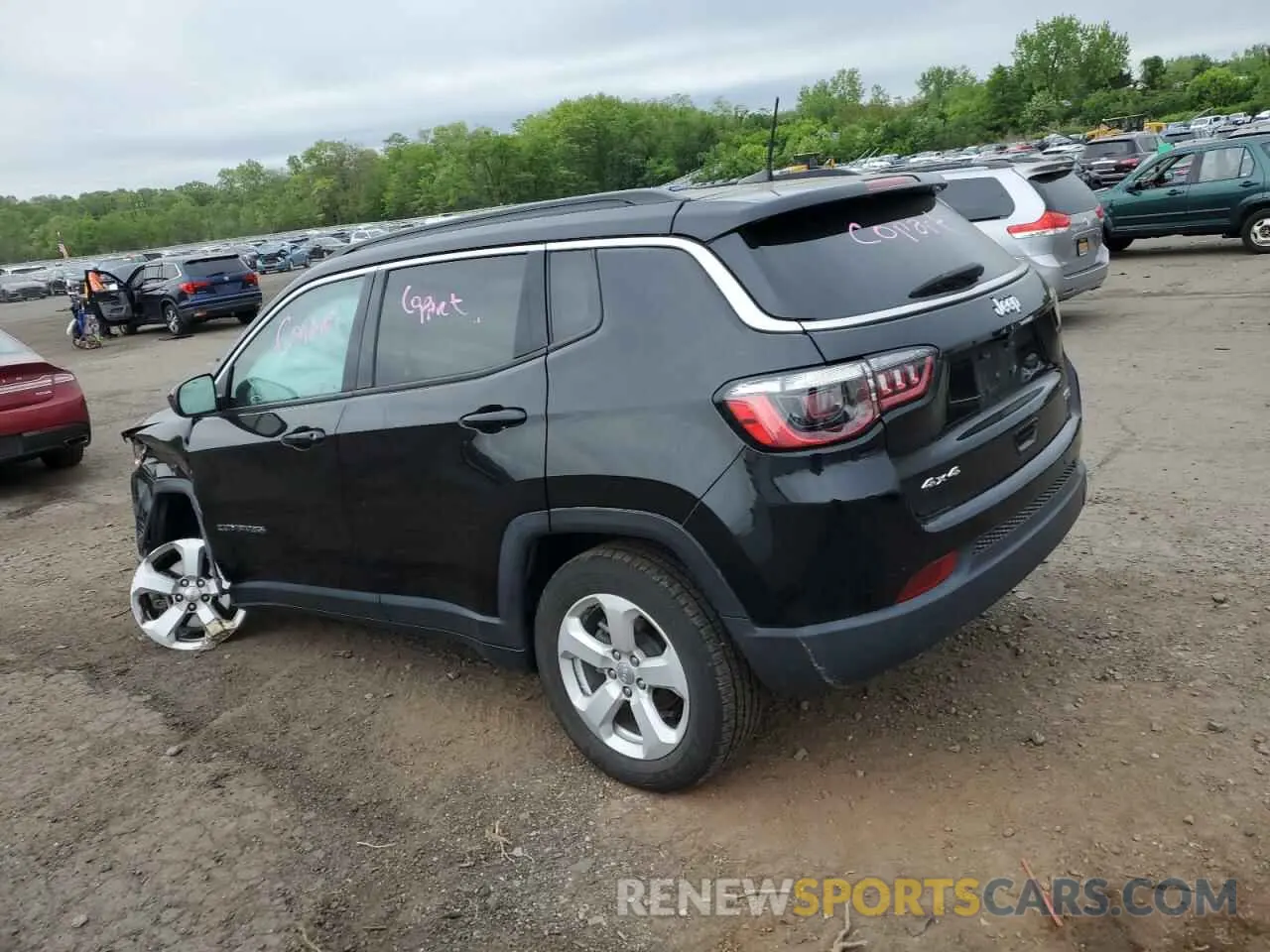 2 Photograph of a damaged car 3C4NJDBB3MT540587 JEEP COMPASS 2021