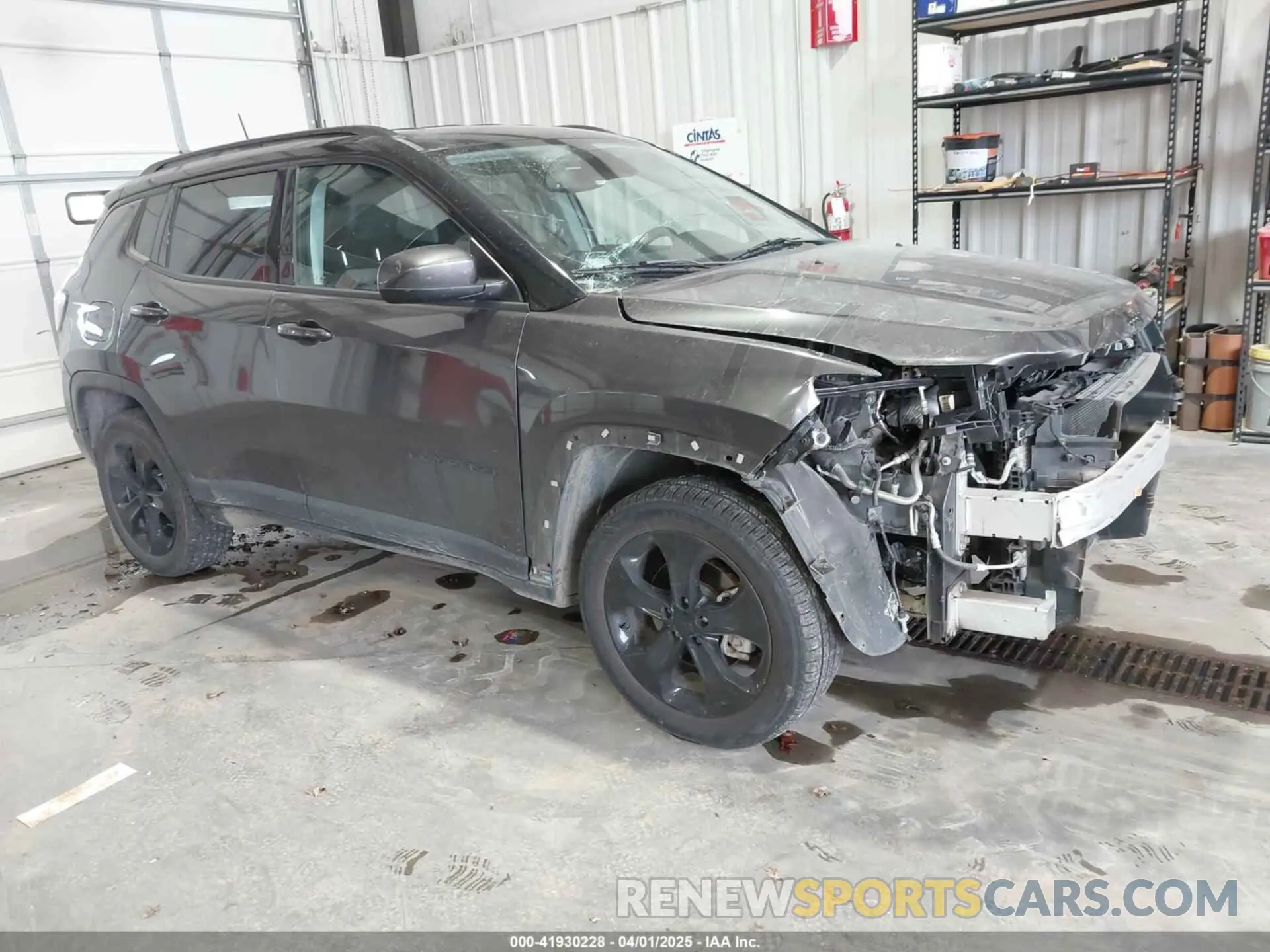 1 Photograph of a damaged car 3C4NJDBB3MT569734 JEEP COMPASS 2021