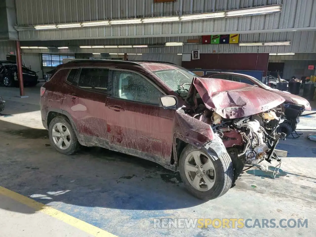 4 Photograph of a damaged car 3C4NJDBB3MT598540 JEEP COMPASS 2021