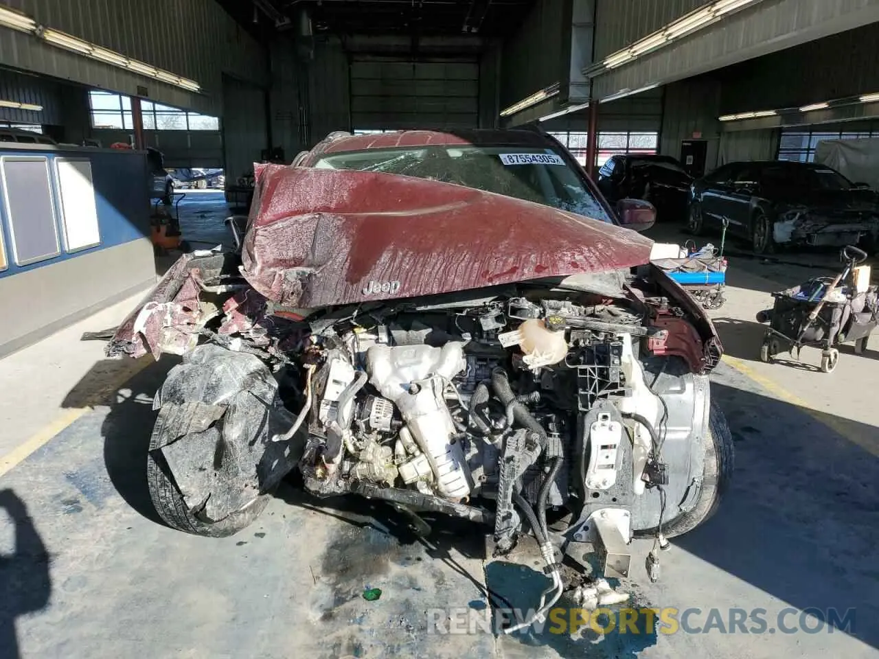 5 Photograph of a damaged car 3C4NJDBB3MT598540 JEEP COMPASS 2021