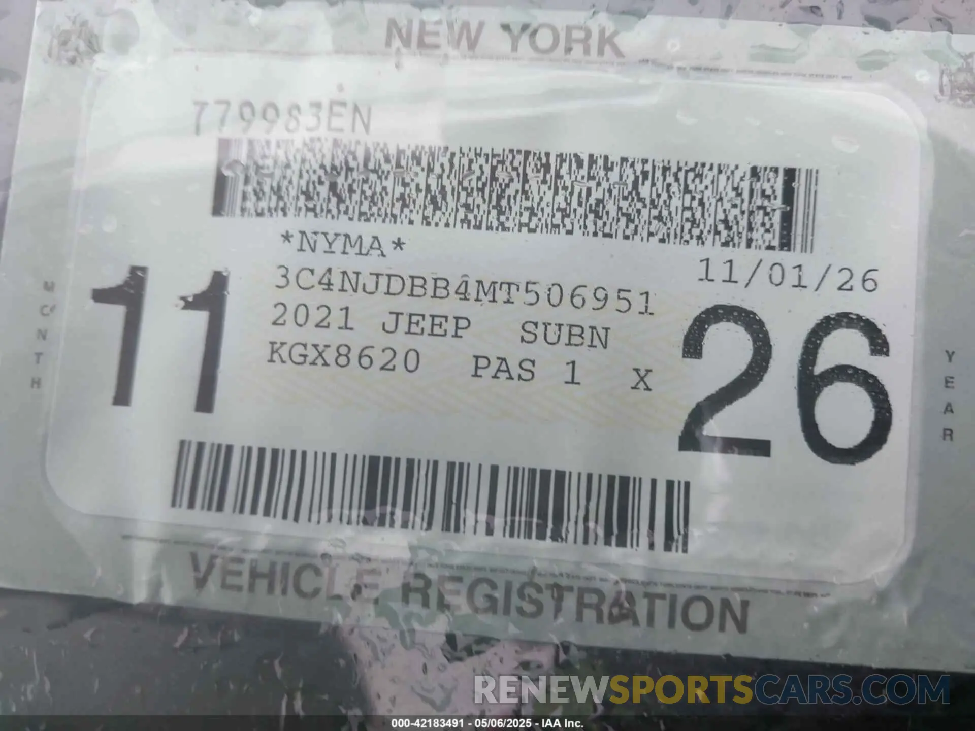 17 Photograph of a damaged car 3C4NJDBB4MT506951 JEEP COMPASS 2021