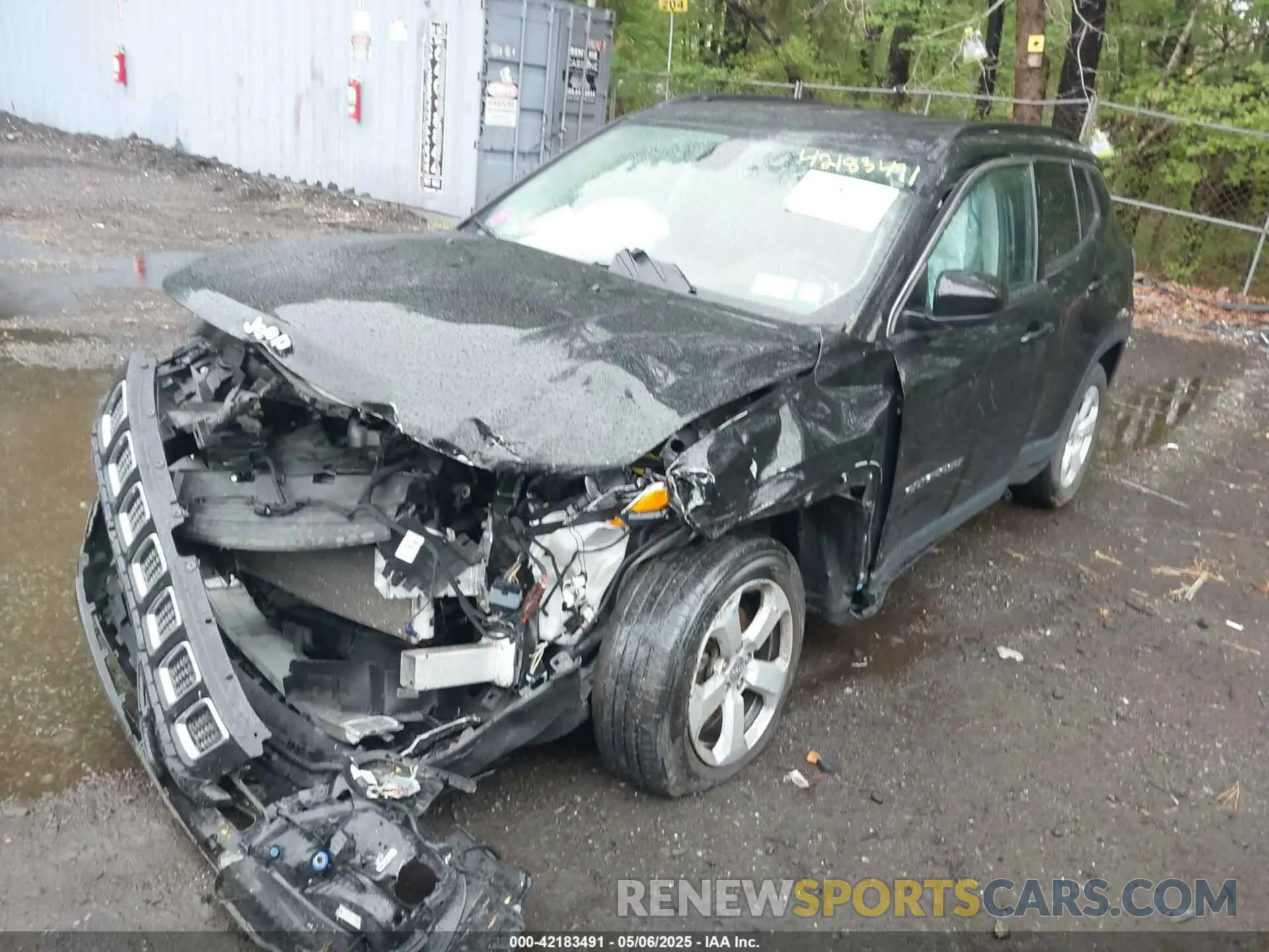 2 Photograph of a damaged car 3C4NJDBB4MT506951 JEEP COMPASS 2021