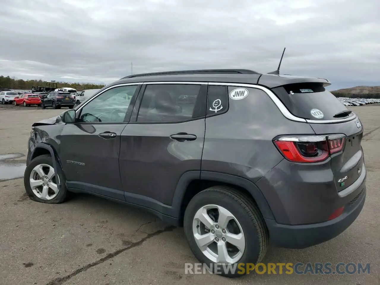 2 Photograph of a damaged car 3C4NJDBB4MT507484 JEEP COMPASS 2021