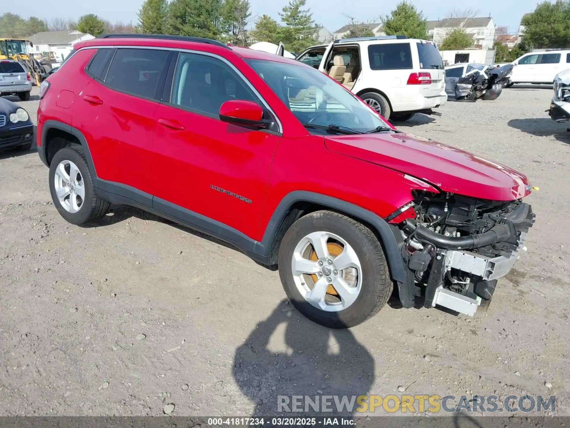 1 Photograph of a damaged car 3C4NJDBB4MT534538 JEEP COMPASS 2021