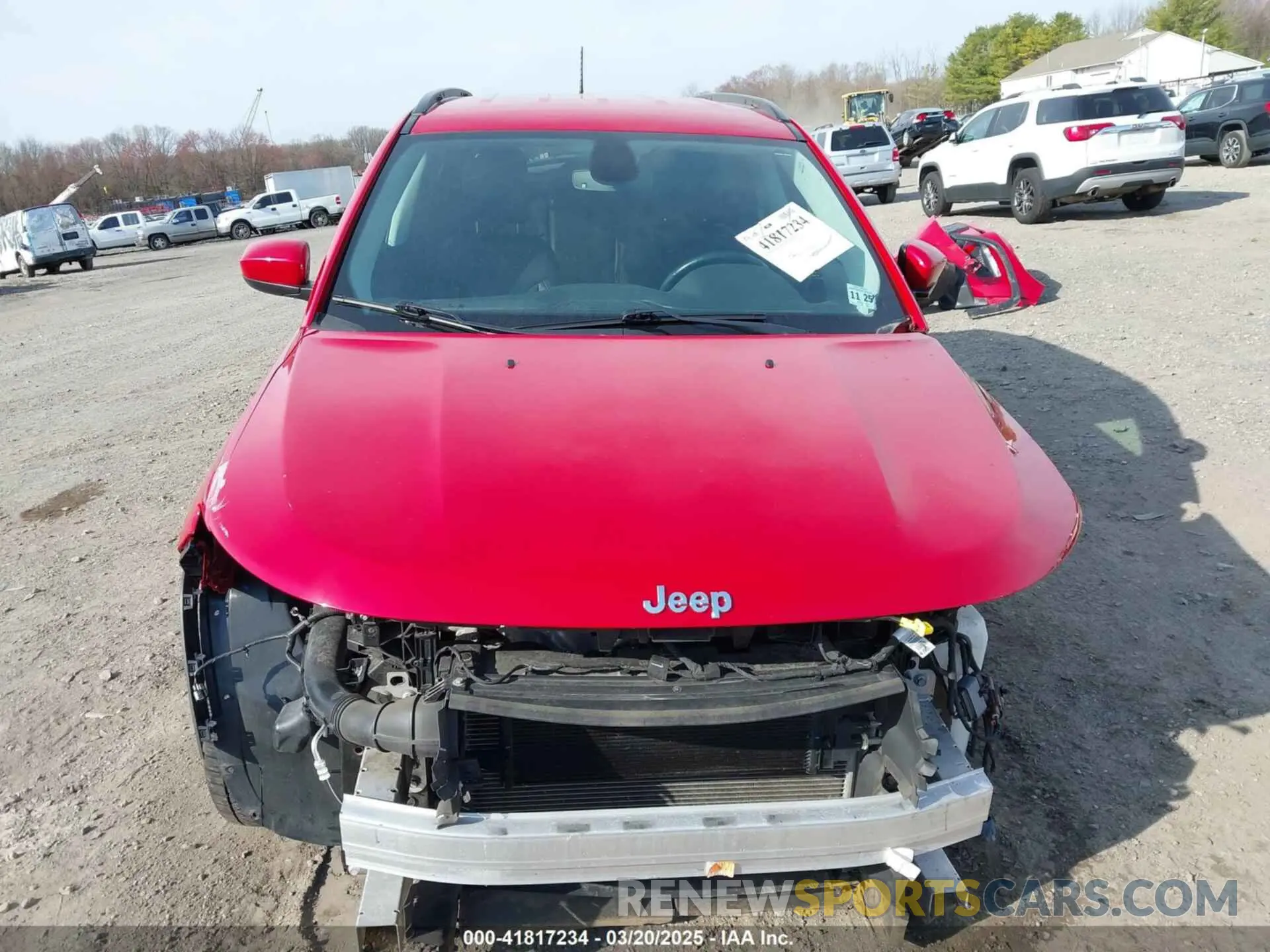 12 Photograph of a damaged car 3C4NJDBB4MT534538 JEEP COMPASS 2021