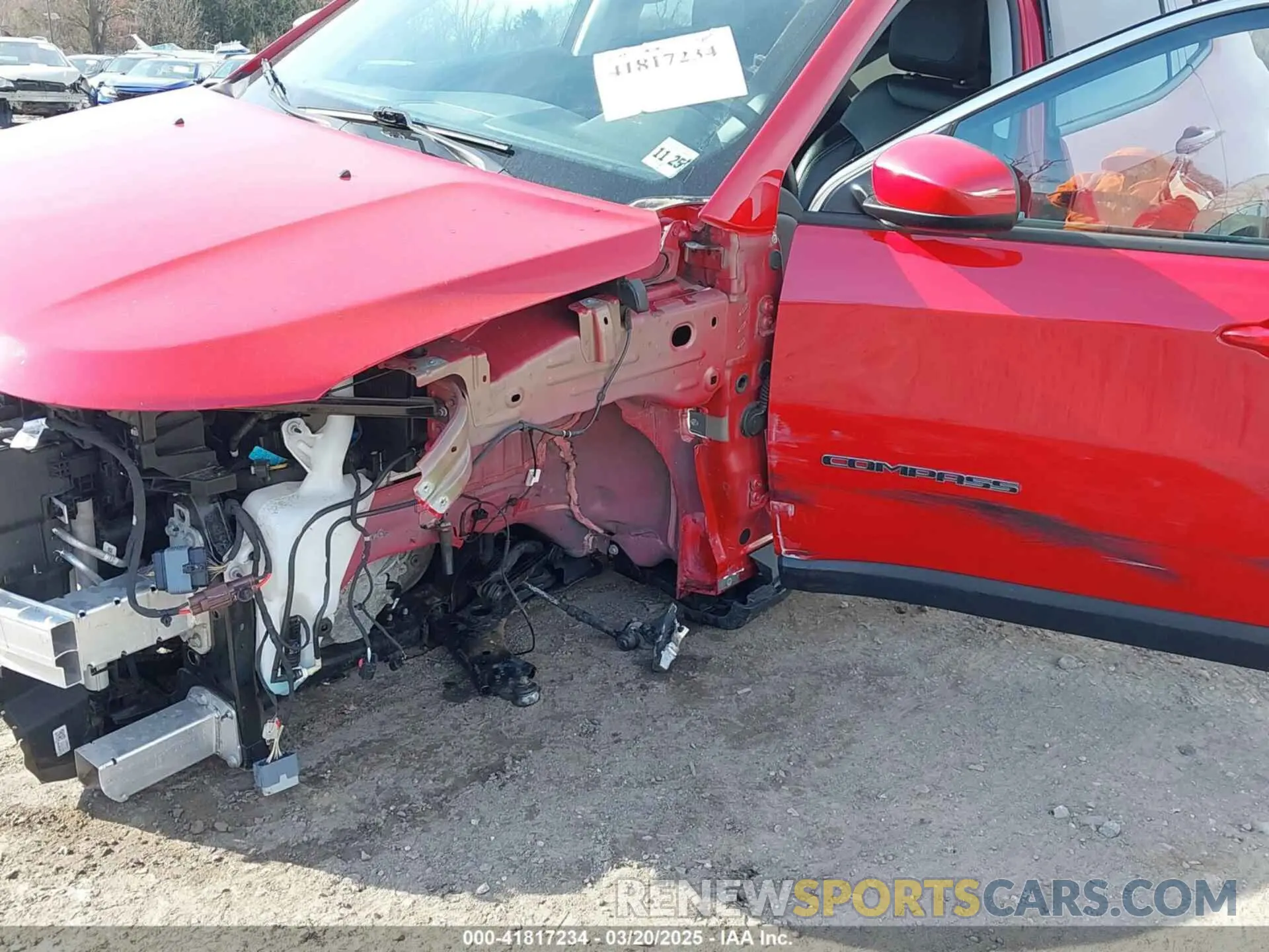 17 Photograph of a damaged car 3C4NJDBB4MT534538 JEEP COMPASS 2021