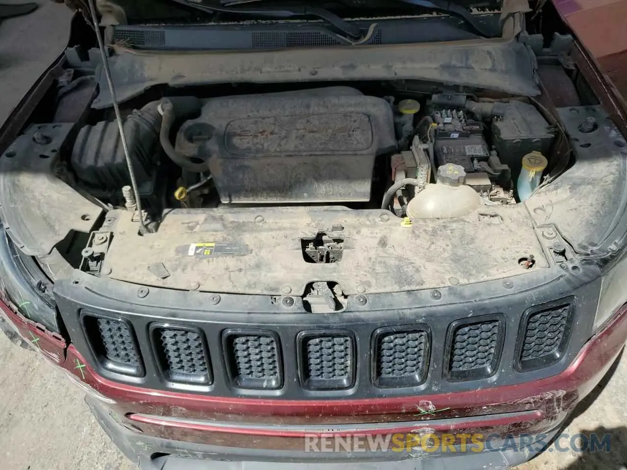12 Photograph of a damaged car 3C4NJDBB4MT557060 JEEP COMPASS 2021
