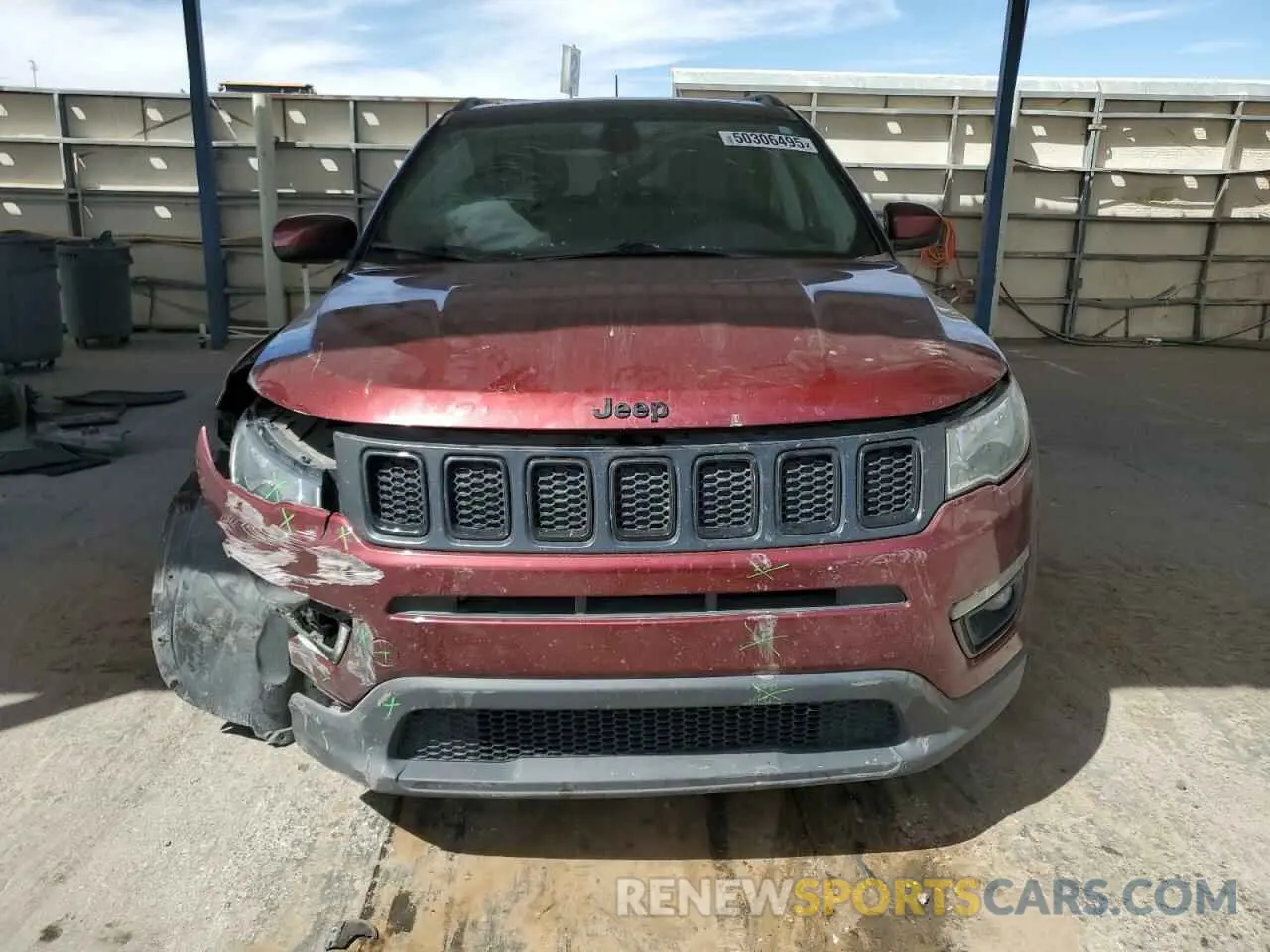 5 Photograph of a damaged car 3C4NJDBB4MT557060 JEEP COMPASS 2021