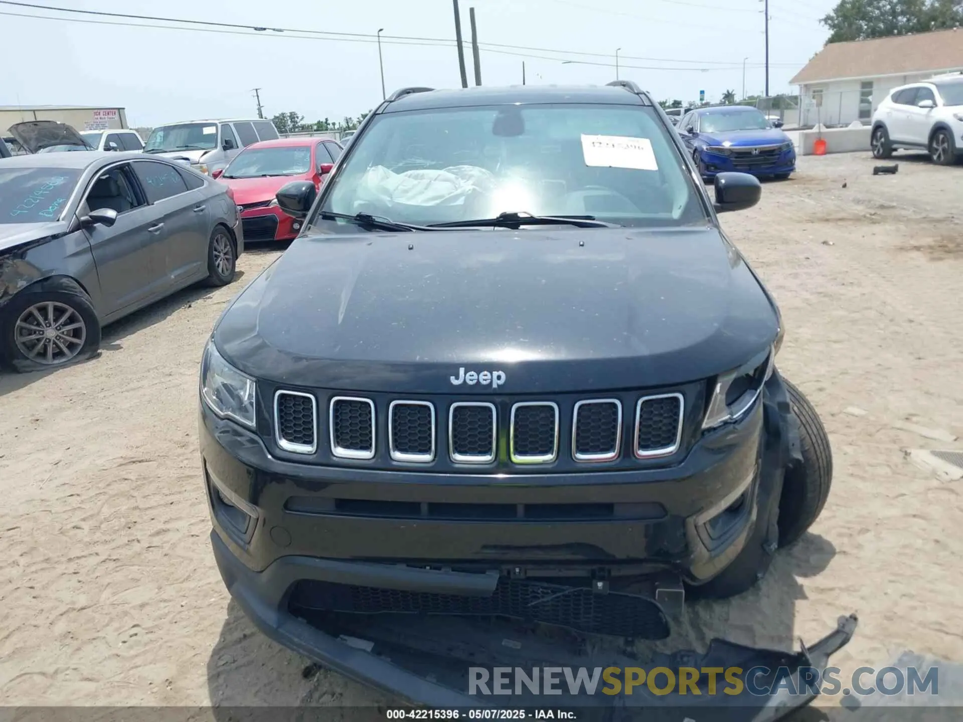 13 Photograph of a damaged car 3C4NJDBB4MT593072 JEEP COMPASS 2021
