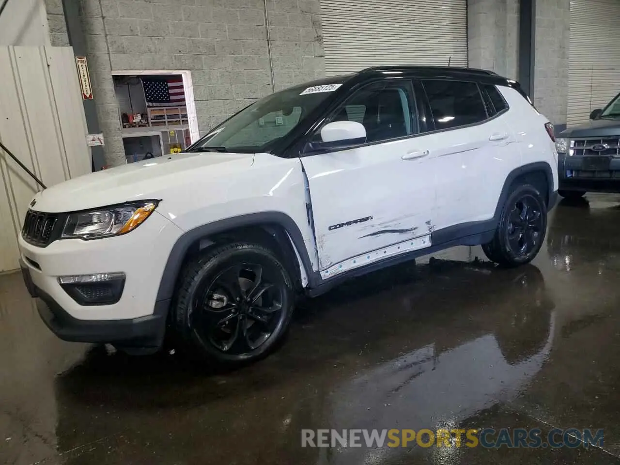 1 Photograph of a damaged car 3C4NJDBB5MT512547 JEEP COMPASS 2021