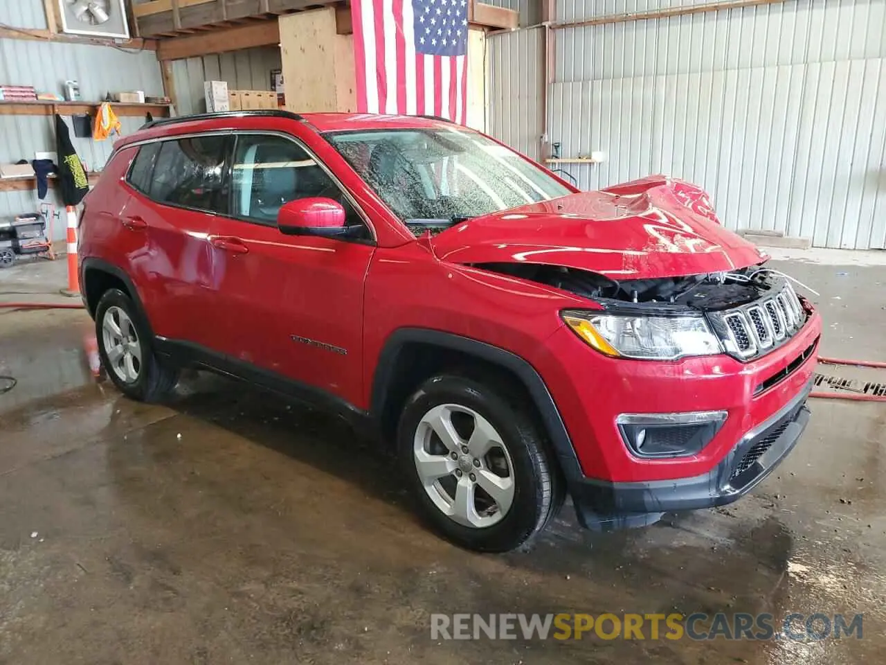 4 Photograph of a damaged car 3C4NJDBB6MT530099 JEEP COMPASS 2021