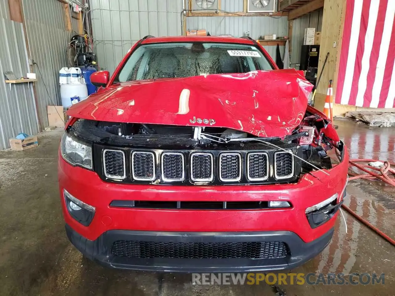 5 Photograph of a damaged car 3C4NJDBB6MT530099 JEEP COMPASS 2021