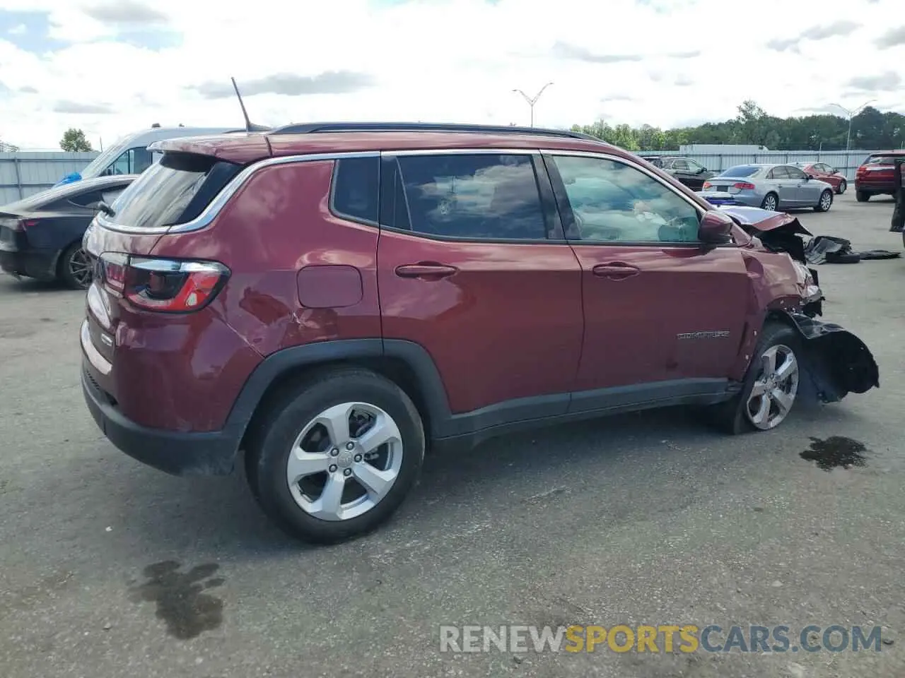 3 Photograph of a damaged car 3C4NJDBB6MT534444 JEEP COMPASS 2021