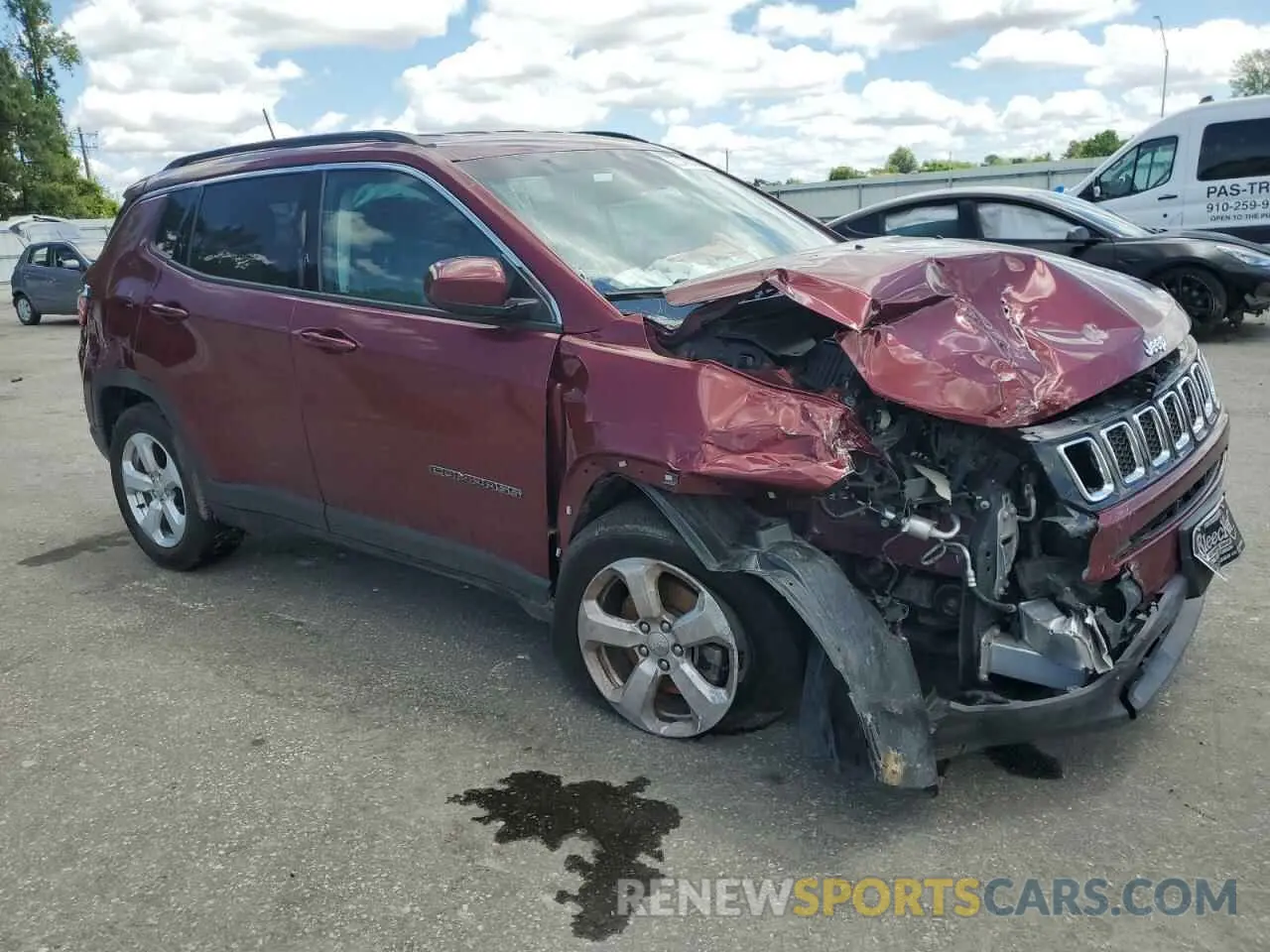 4 Photograph of a damaged car 3C4NJDBB6MT534444 JEEP COMPASS 2021