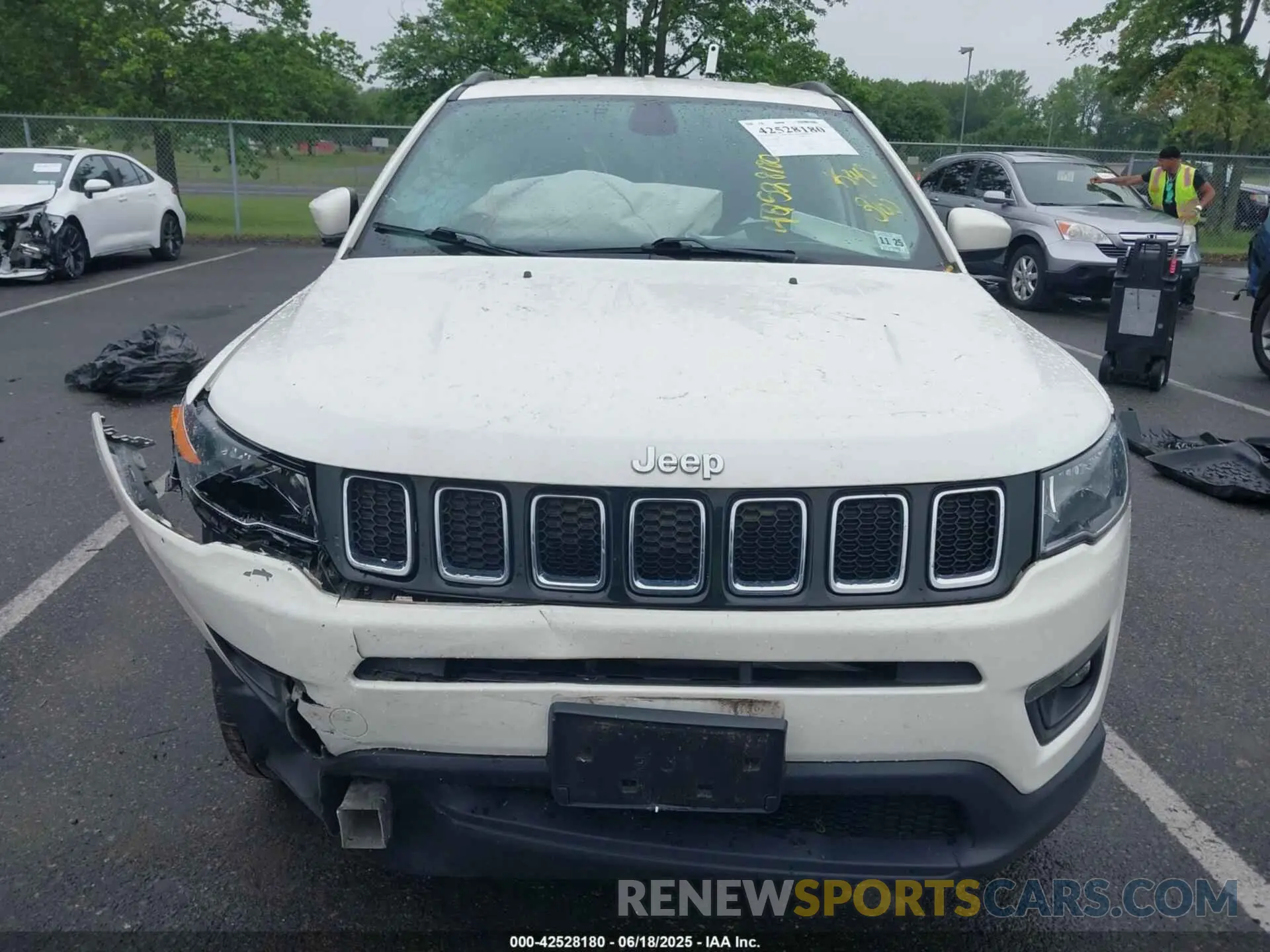 12 Photograph of a damaged car 3C4NJDBB6MT537568 JEEP COMPASS 2021