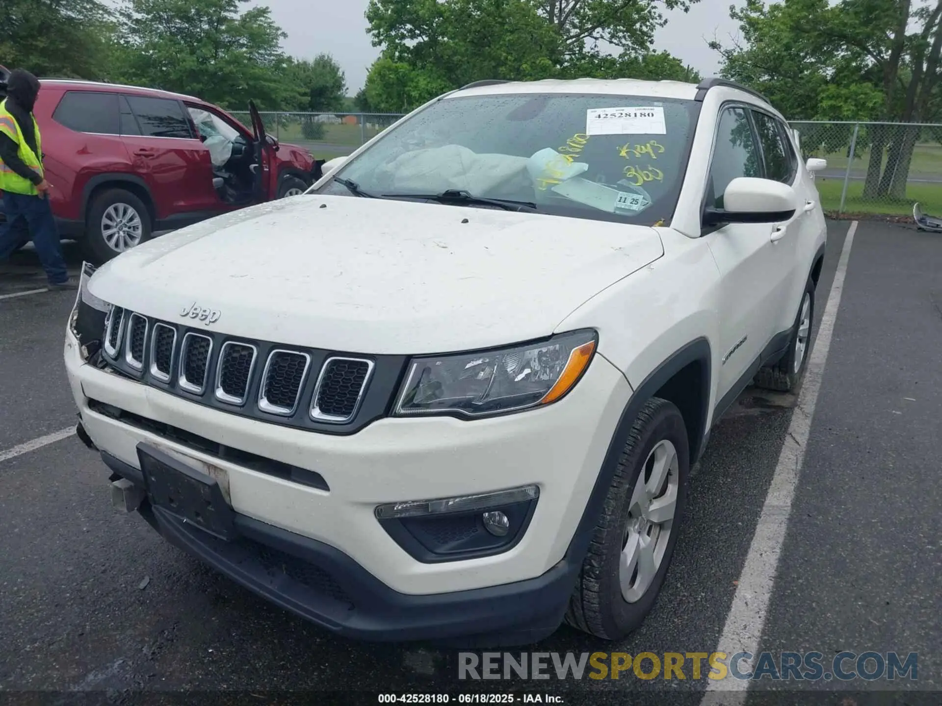 2 Photograph of a damaged car 3C4NJDBB6MT537568 JEEP COMPASS 2021
