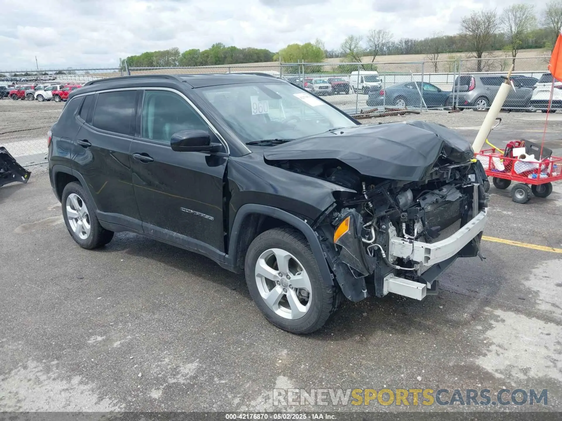 1 Photograph of a damaged car 3C4NJDBB6MT564236 JEEP COMPASS 2021